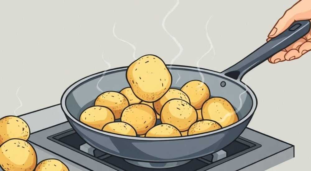 Почему драники прилипают к сковороде