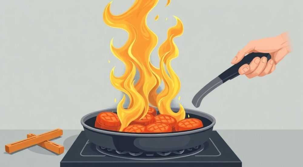 Почему подгорает сковорода