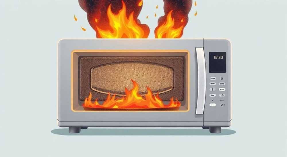 Почему сгорает микроволновка