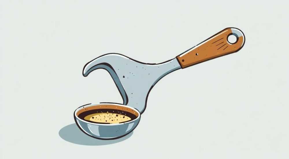 Поварешка с дырками как