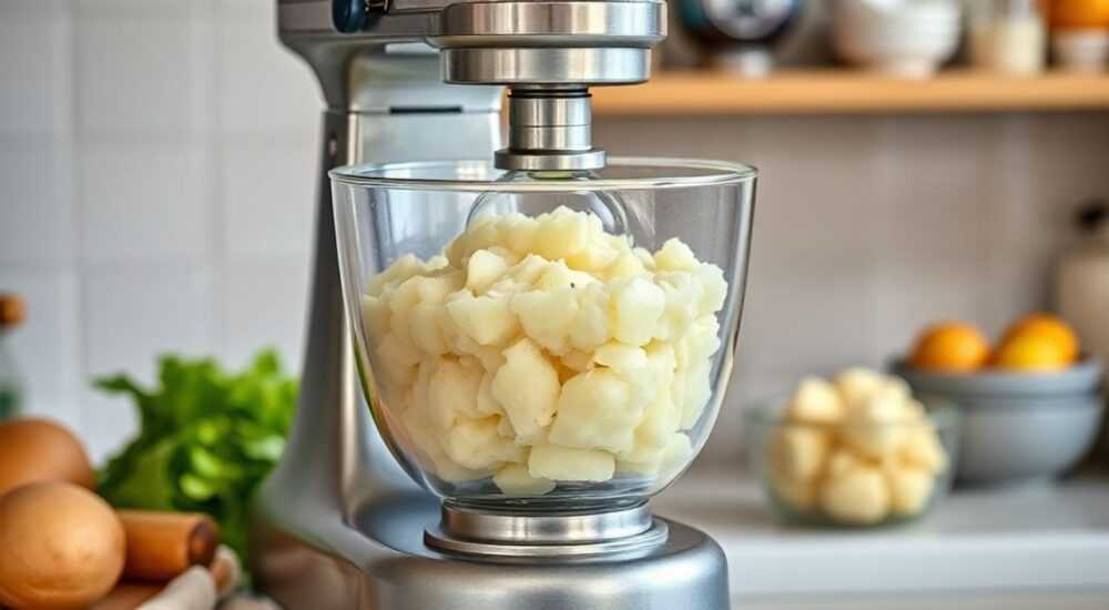 Пюре в планетарном миксере картофельное какая насадка