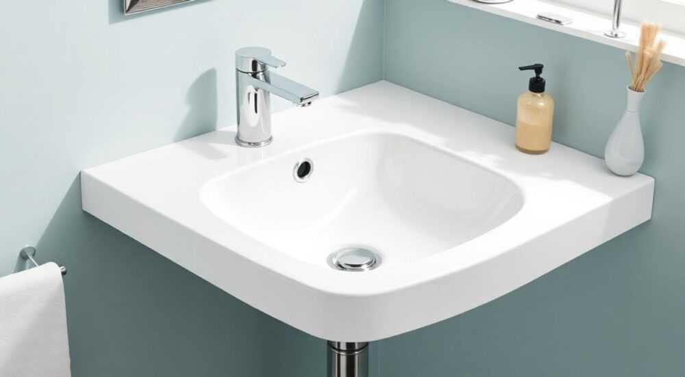Раковина cersanit colour керамика 60