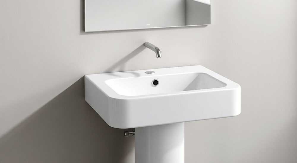 Раковина vitra form 300 9602b003 с пьедесталом