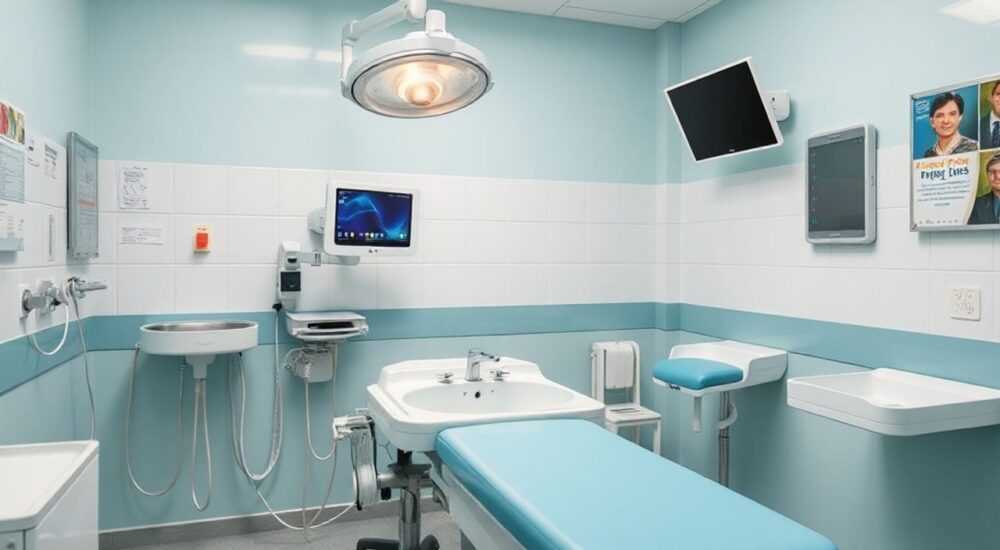 Раковины в процедурном кабинете