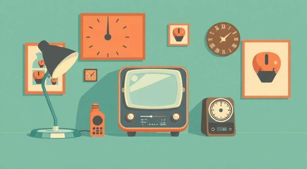 Ретро постеры для интерьера