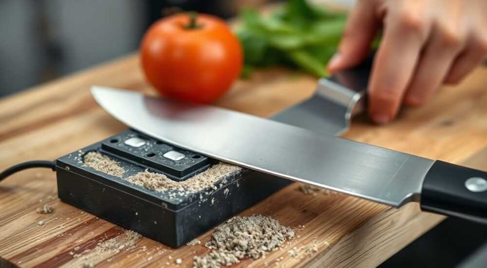Сколько грит нужно для заточки кухонных ножей