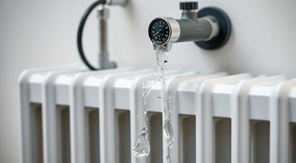 Слив воды из батареи отопления