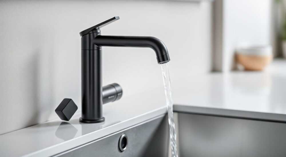 Смеситель для раковины hansgrohe черный