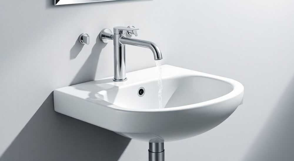 Смеситель настенный для раковины grohe