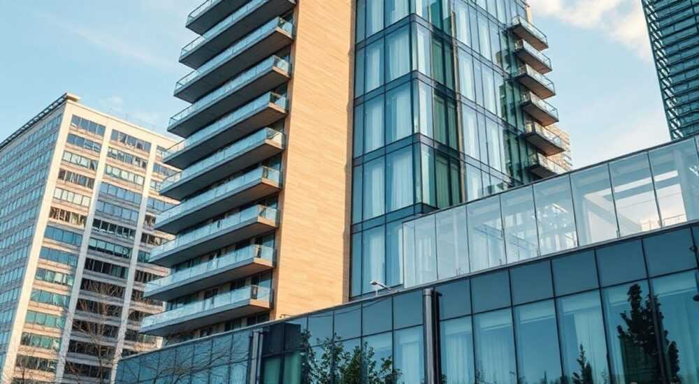 Современные строительные материалы в архитектуре городов