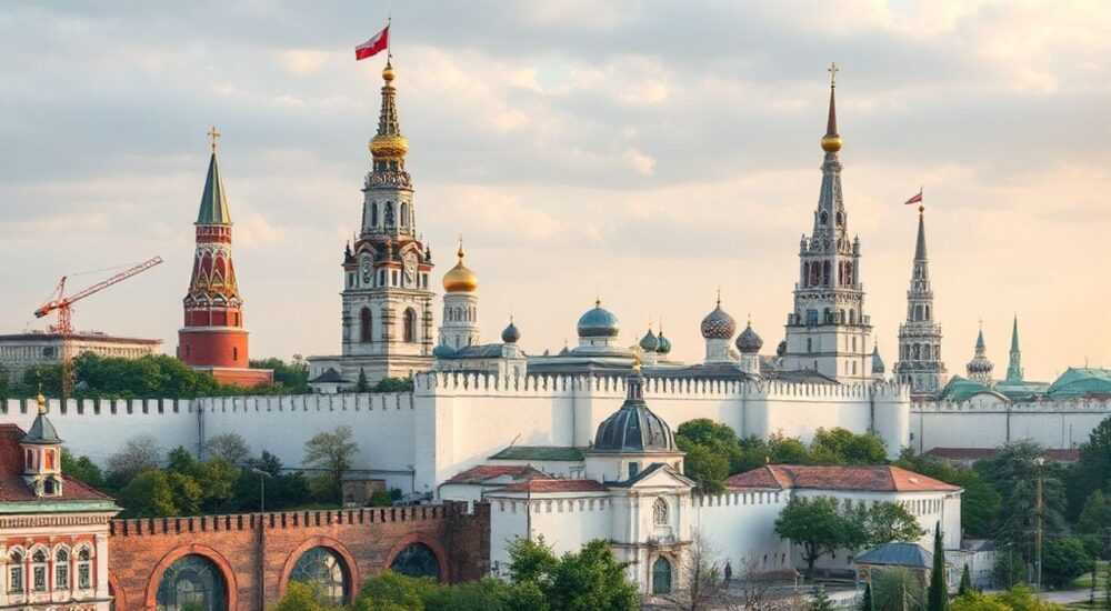 Стены и башни белого города в москве архитектор