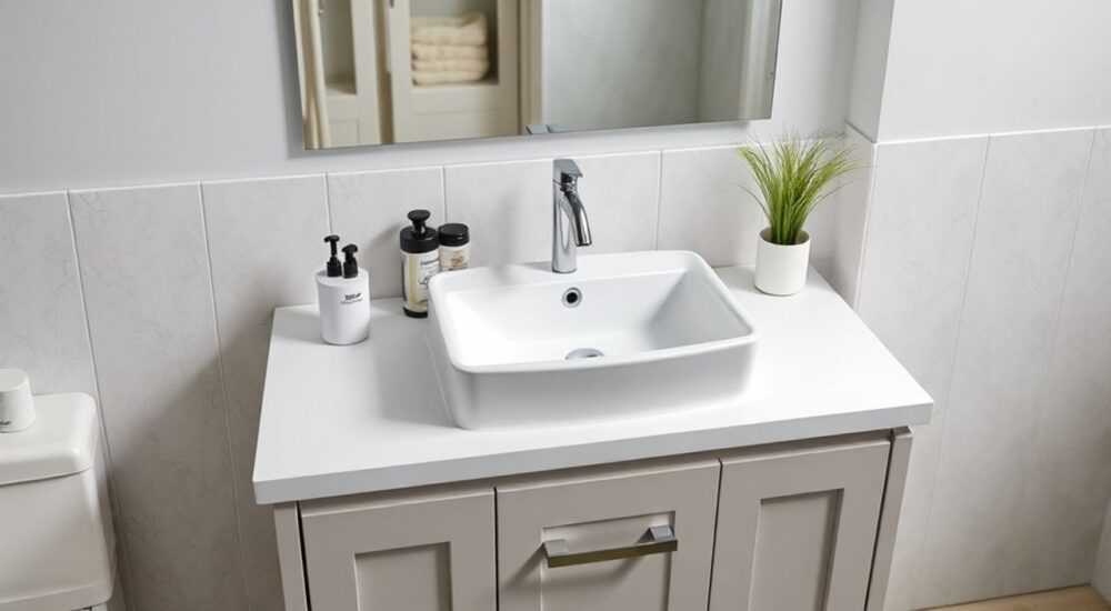 Столешница с раковиной для ванны