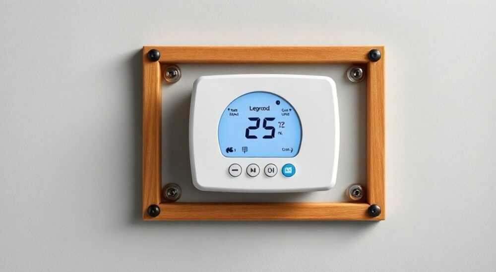 Терморегулятор в рамку legrand
