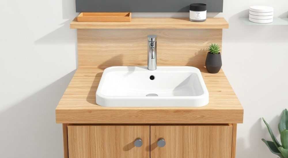 Тумба с раковиной asb woodline