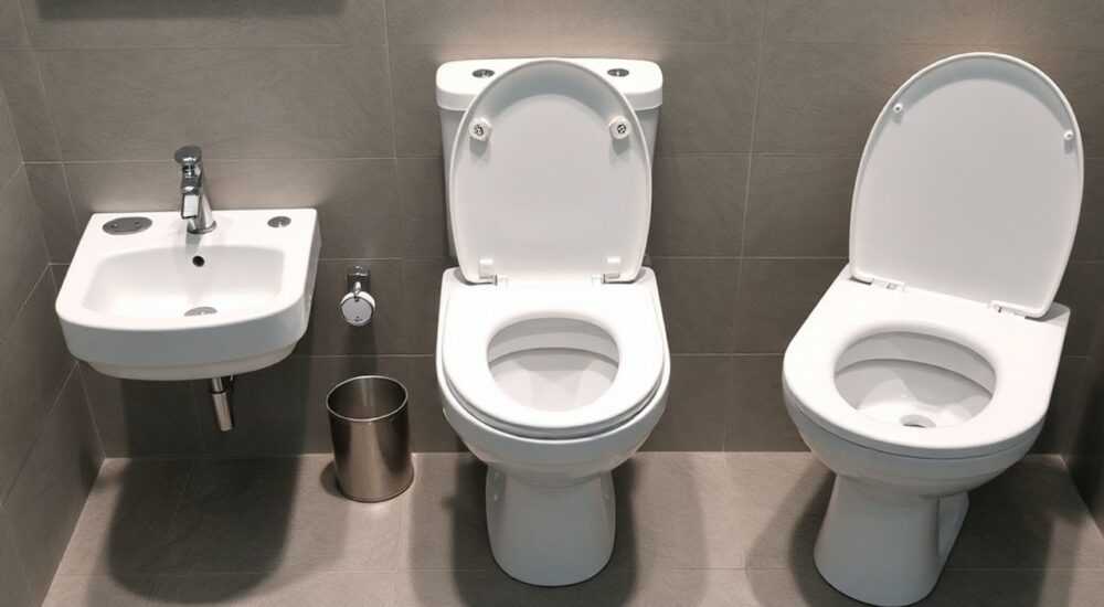 Унитазы с крышкой биде