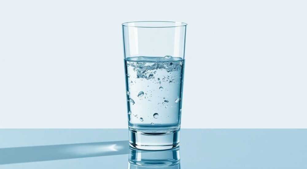 В каком стакане налито больше воды почему