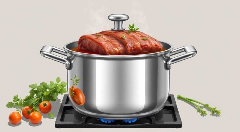 В какой посуде тушить мясо