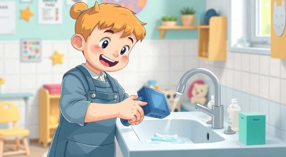 Ванны раковины унитазы чистят в детских садах