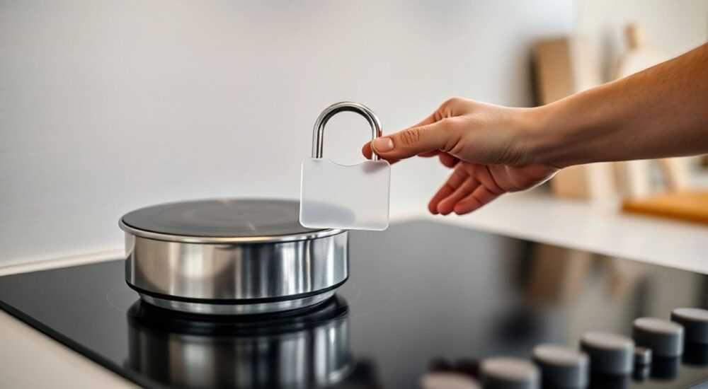 Варочная панель bosch как отключить блокировку
