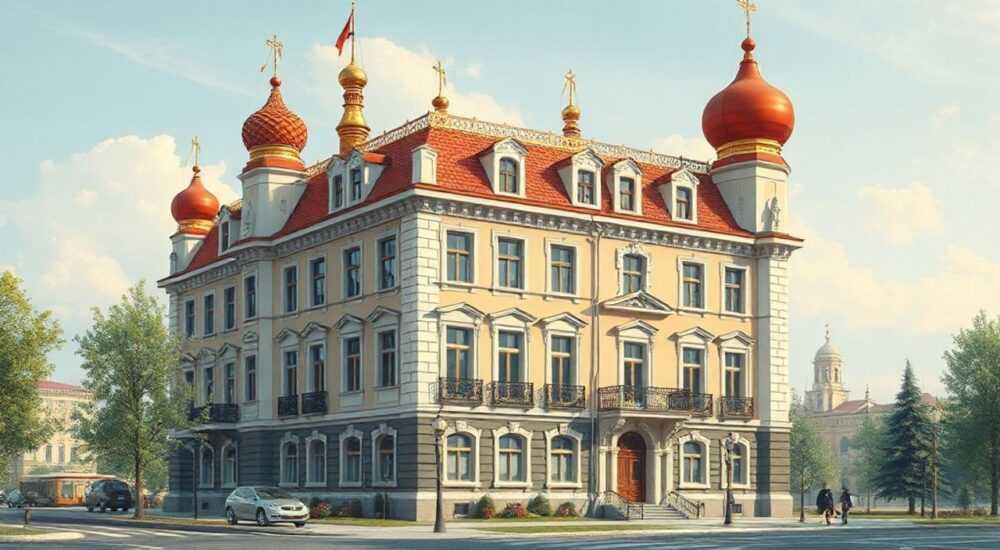 Здание эклектики в россии
