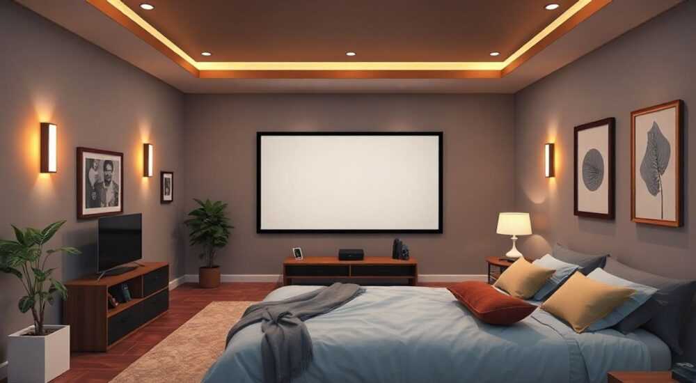 10 Лайфхаков с панели Cinemaroom для спальни