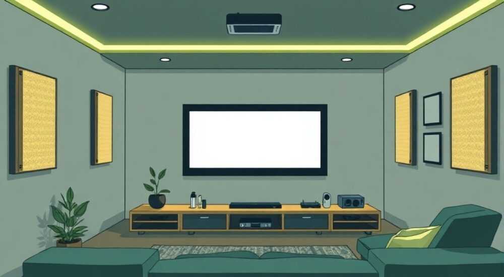 10 Лайфхаков с панели GreenGlue для мини‑кинотеатра