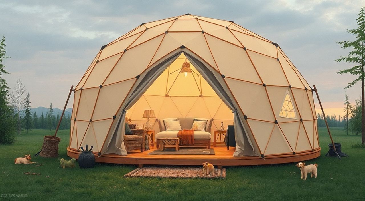 10 Лайфхаков утепления Glamping dome
