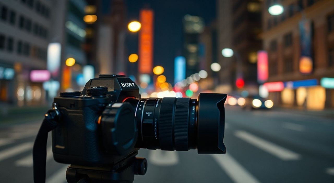 10 Настроек sony a7 iv для городских огней