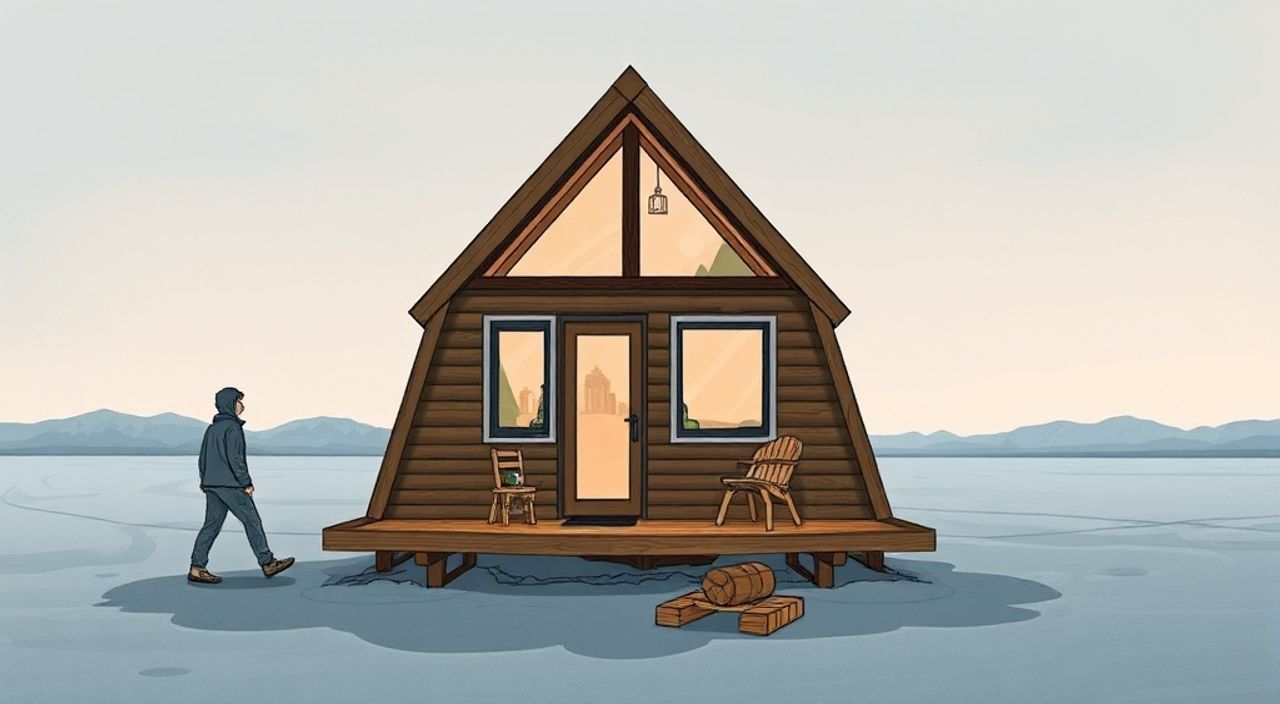 10 Шагов, чтобы собрать A-frame мини-дом для арктики