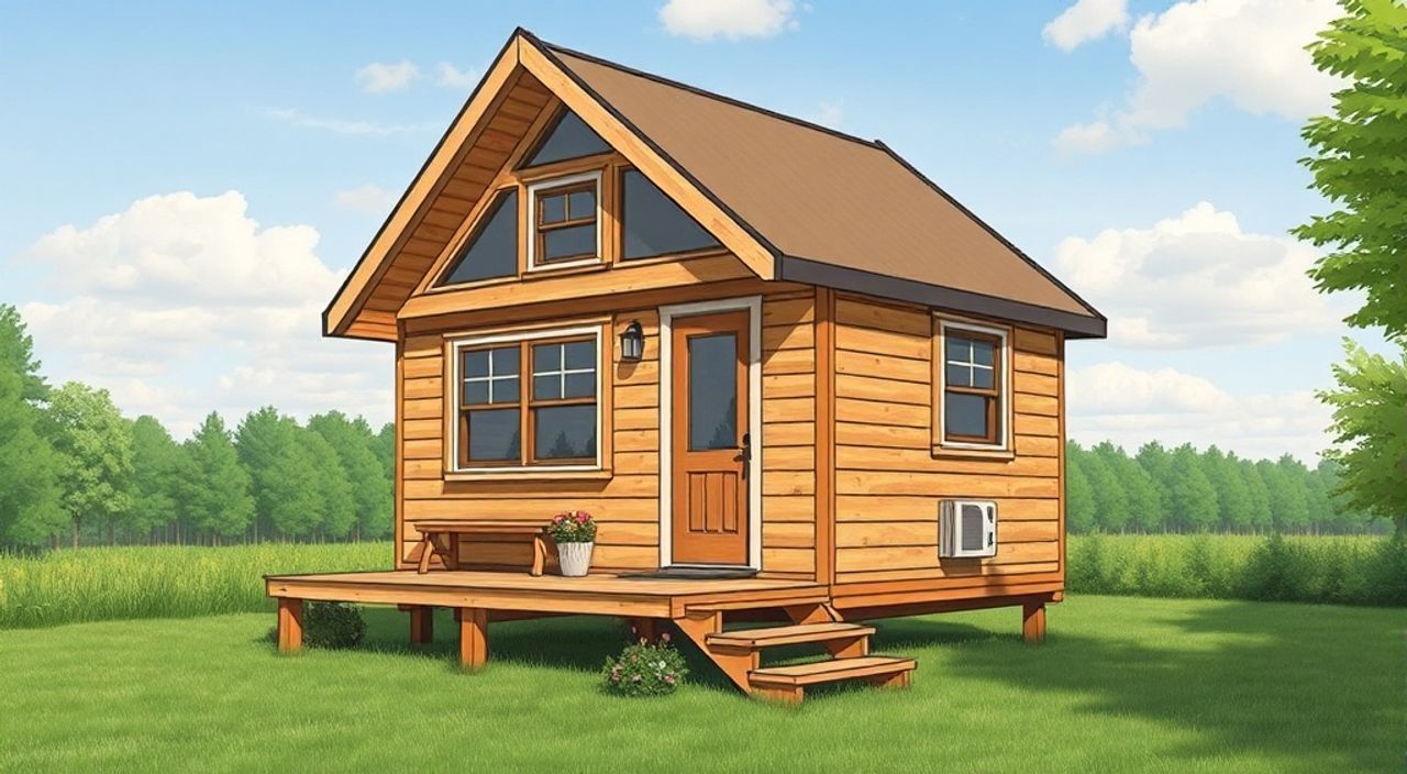 10 Шагов, чтобы собрать A-frame мини-дом на пригородном участке
