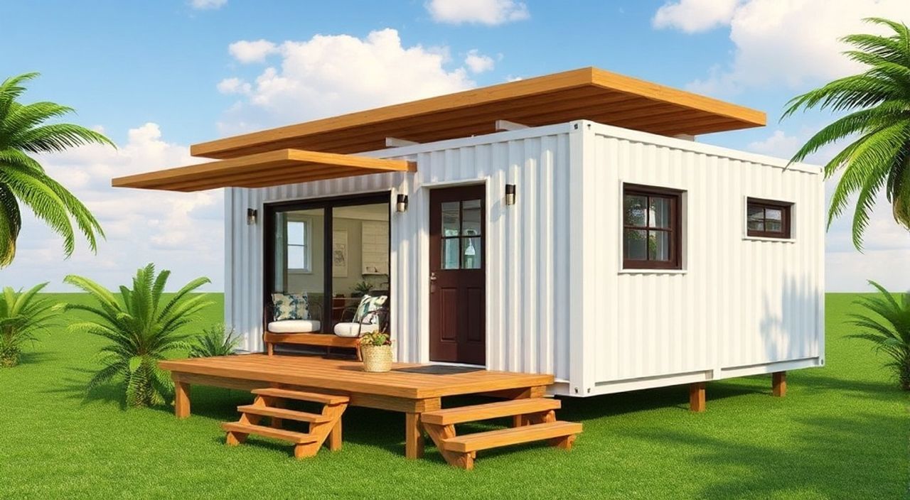 10 Шагов, чтобы собрать дом-контейнер 40ft для тропиков