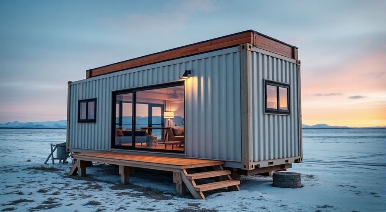 10 Шагов, чтобы собрать дом-контейнер 40ft в тундре