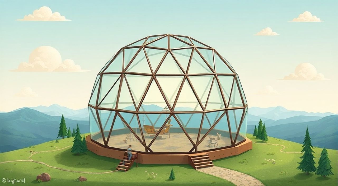 10 Шагов, чтобы собрать geo-dome для путешествий