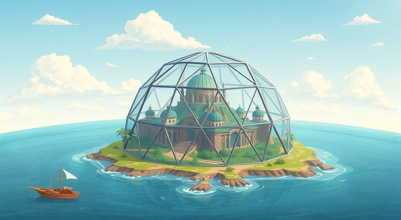 10 Шагов, чтобы собрать geo-dome на острове