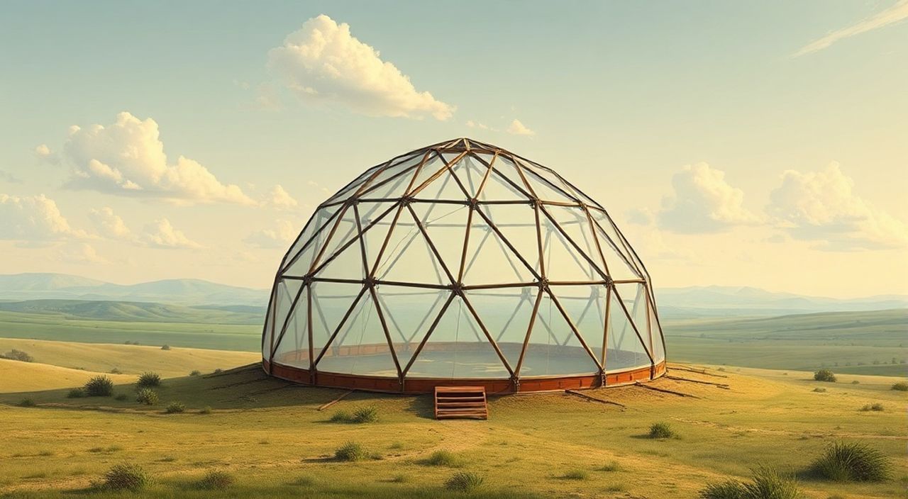 10 Шагов, чтобы собрать geo-dome в степи
