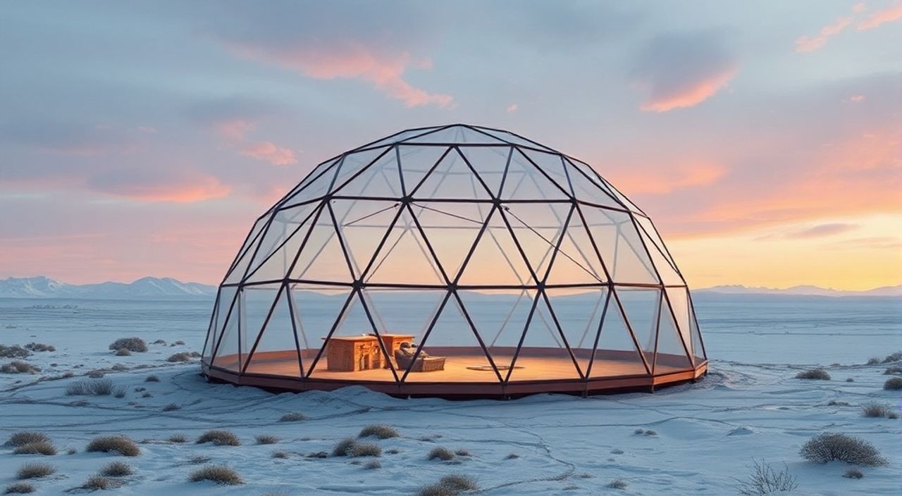 10 Шагов, чтобы собрать geo-dome в тундре