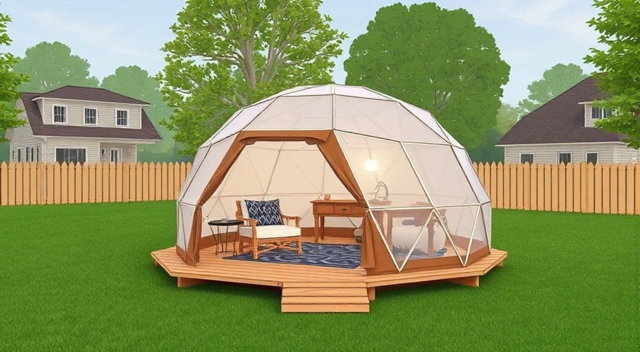 10 Шагов, чтобы собрать Glamping dome в пригороде мегаполиса