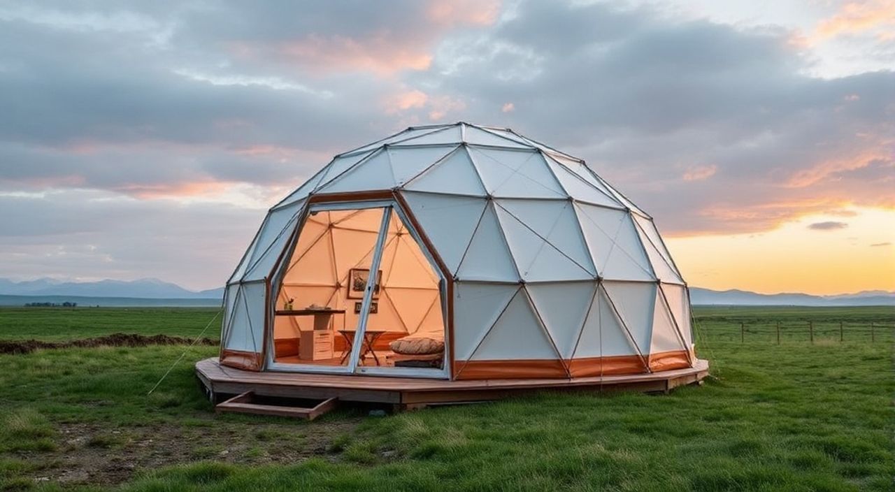 10 Шагов, чтобы собрать Glamping dome в тундре