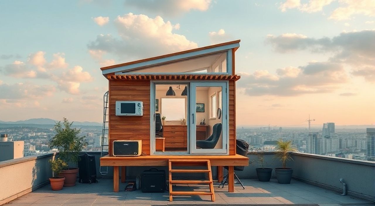 10 Шагов, чтобы собрать городской micro-studio на крыше городского дома