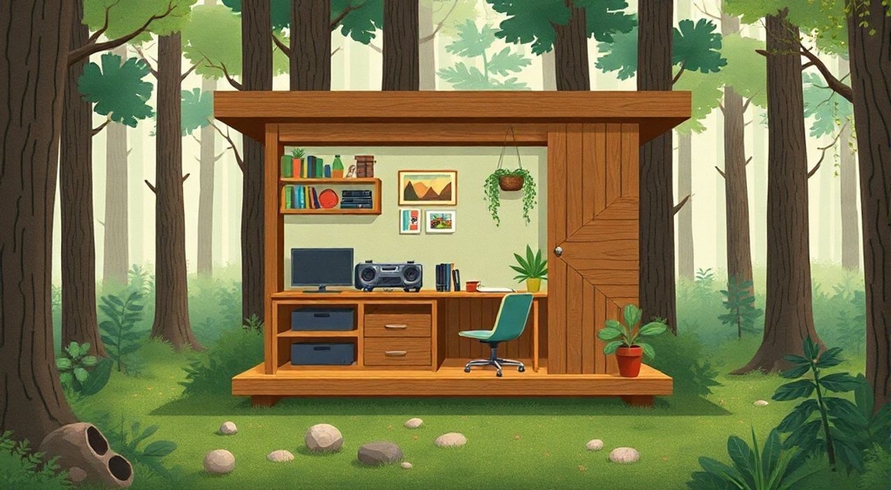 10 Шагов, чтобы собрать городской micro-studio на лесной опушке