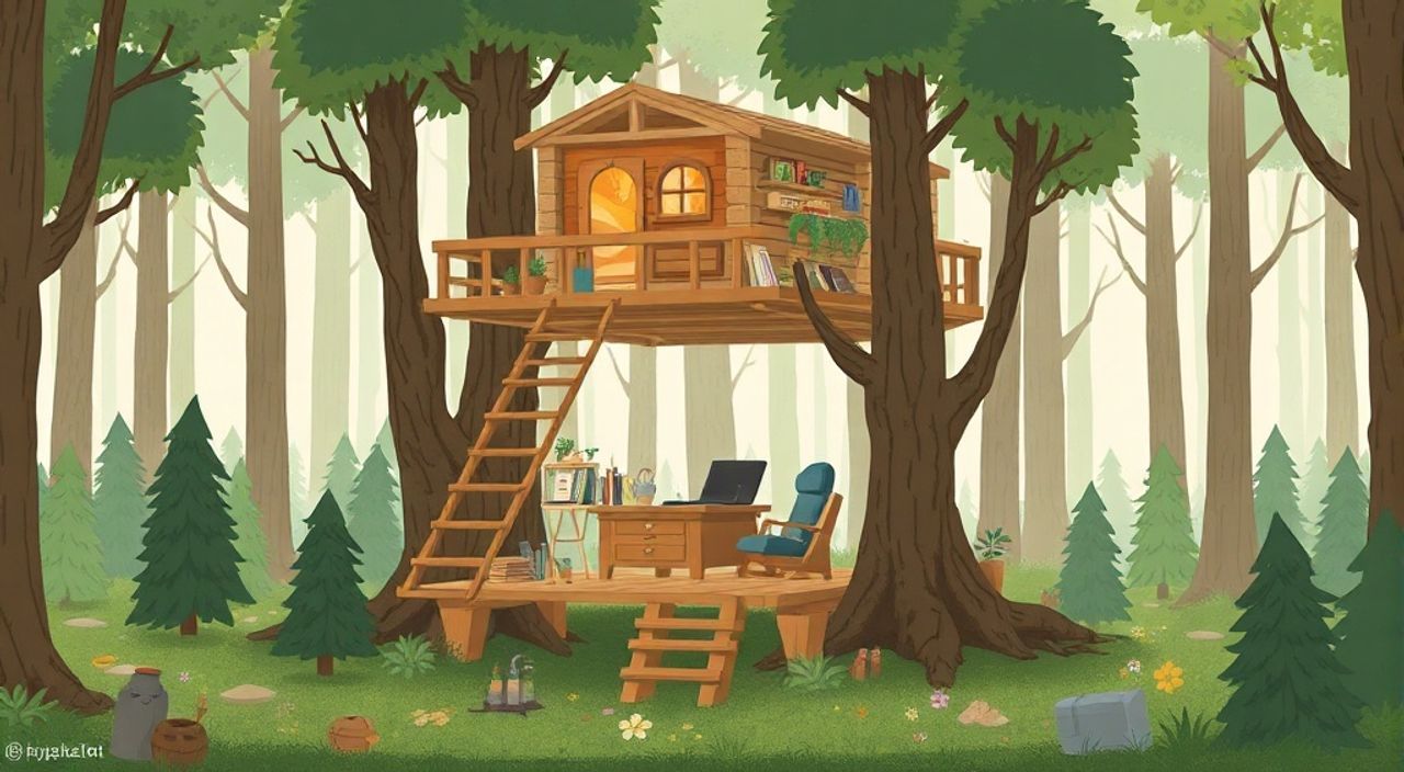 10 Шагов, чтобы собрать micro-loft на лесной опушке