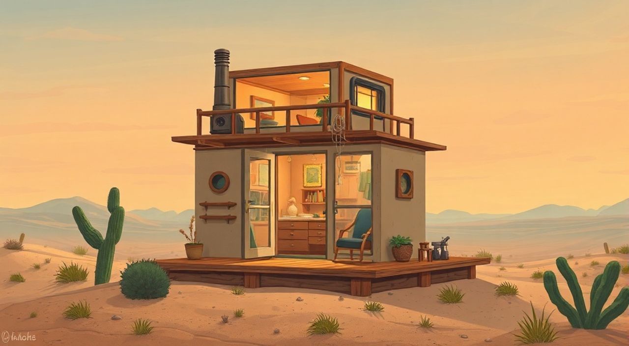 10 Шагов, чтобы собрать micro-loft в пустыне