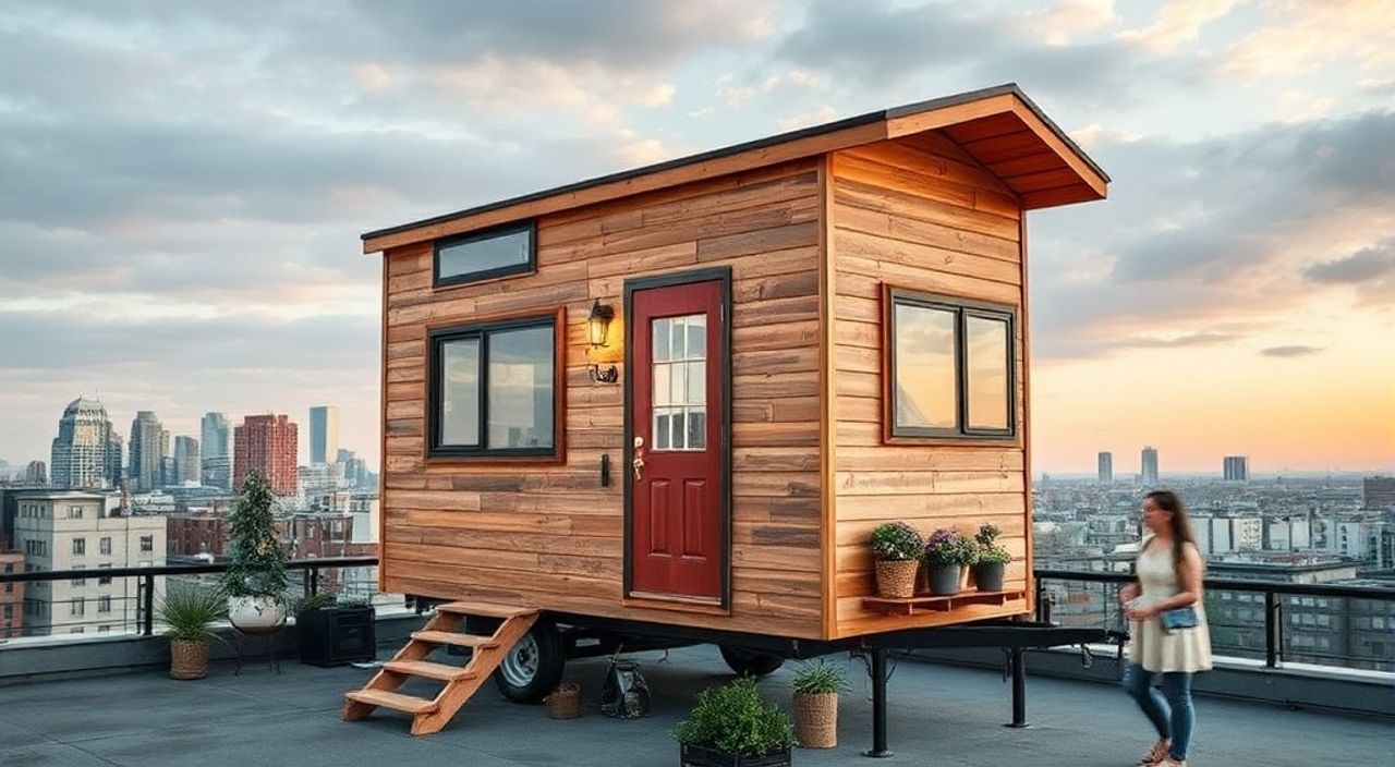 10 Шагов, чтобы собрать off-grid tiny-house на крыше городского дома