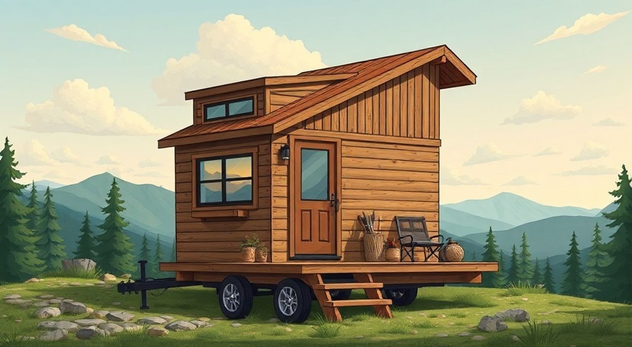 10 Шагов, чтобы собрать off-grid tiny-house в горах