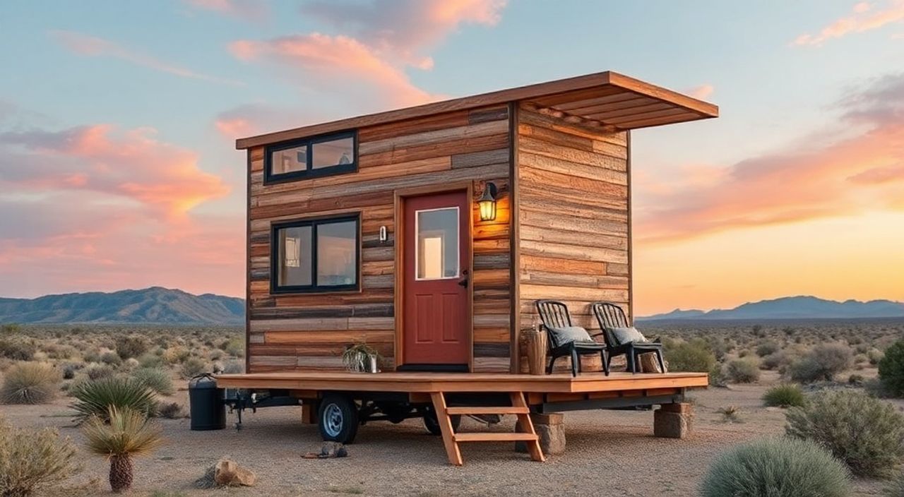 10 Шагов, чтобы собрать off-grid tiny-house в пустыне