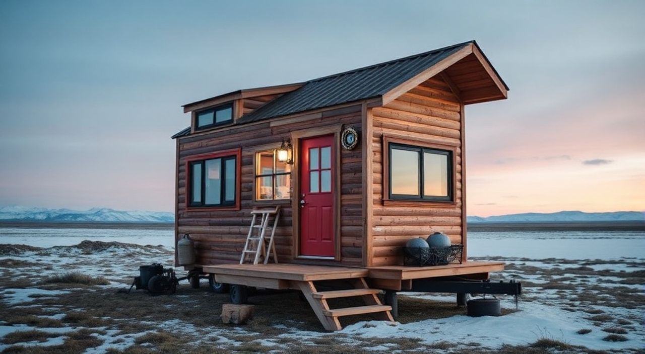10 Шагов, чтобы собрать off-grid tiny-house в тундре