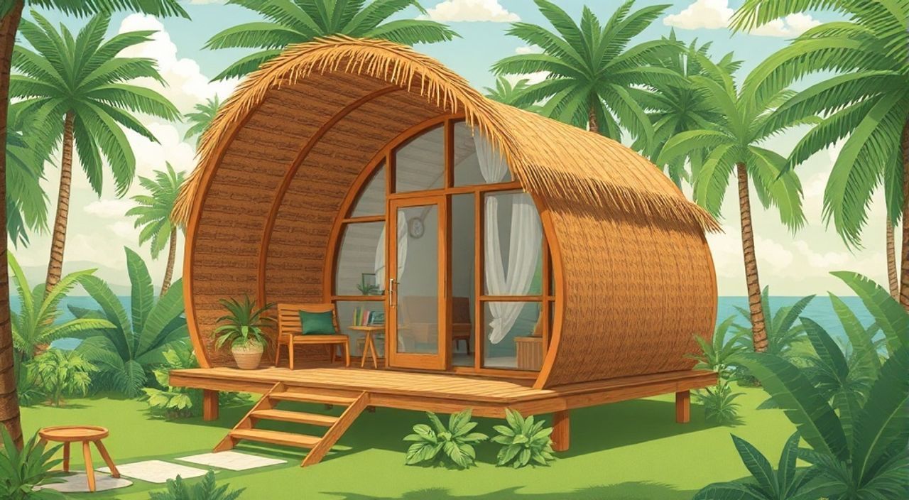 10 Шагов, чтобы собрать pod-house для тропиков