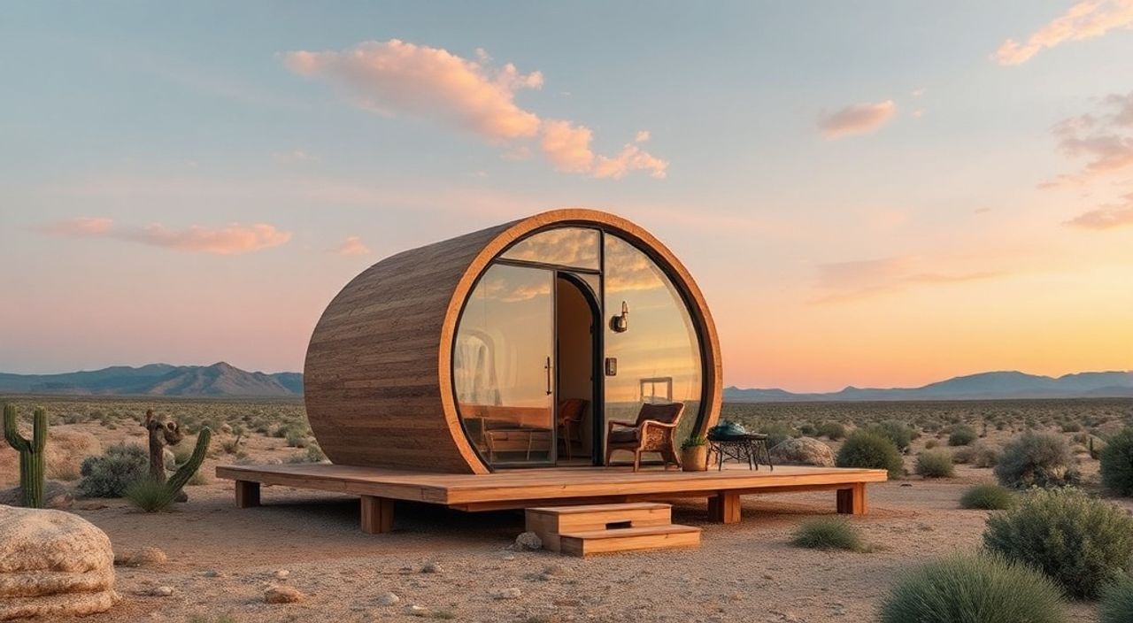 10 Шагов, чтобы собрать pod-house в пустыне