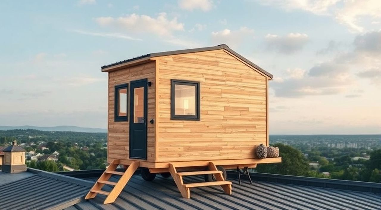 10 Шагов, чтобы собрать складной tiny‑house на крыше городского дома