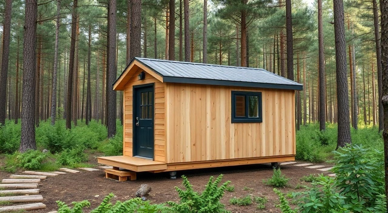 10 Шагов, чтобы собрать складной tiny‑house на лесной опушке
